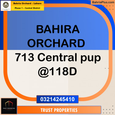 10 Marla Residential Plot for Sale in Phase 1 - Central District -  Bahria Orchard, Lahore - (BP-266186)