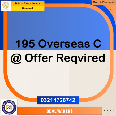 10 Marla Residential Plot for Sale in Overseas C -  Bahria Town, Lahore - (BP-266347)