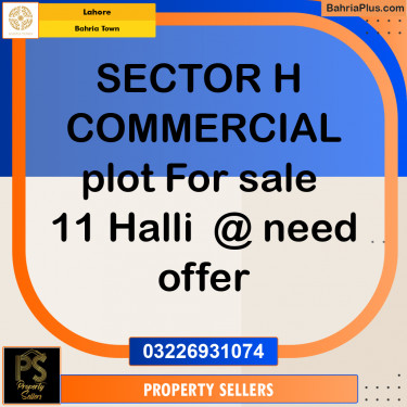 5 Marla Commercial Plot for Sale in Bahria Town, Lahore - (BP-266398)