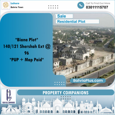 Residential Plot for Sale in Bahria Town, Lahore - (BP-266529)