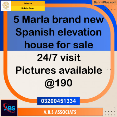 Residential House for Sale in Bahria Town, Lahore - (BP-266701)
