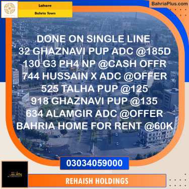 Residential Plot for Sale in Bahria Town, Lahore - (BP-266808)