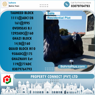 Residential Plot for Sale in Bahria Town, Lahore - (BP-266857)