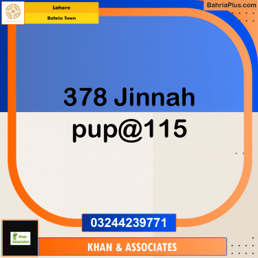 Residential Plot for Sale in Bahria Town, Lahore - (BP-267333)