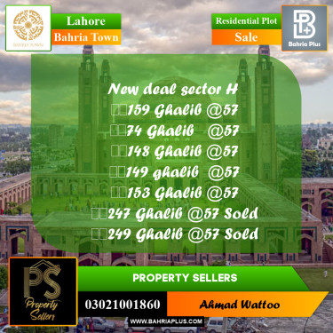 5 Marla Residential Plot for Sale in Bahria Town, Lahore - (BP-267435)