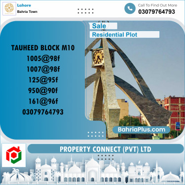 Residential Plot for Sale in Bahria Town, Lahore - (BP-267545)