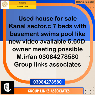 Residential House for Sale in Bahria Town, Lahore - (BP-267624)