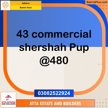 Commercial Plot for Sale in Bahria Town, Lahore - (BP-267671)