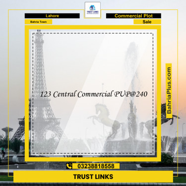 Commercial Plot for Sale in Bahria Town, Lahore - (BP-267977)