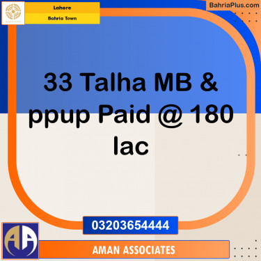 Residential Plot for Sale in Bahria Town, Lahore - (BP-268042)