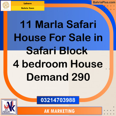 Residential House for Sale in Bahria Town, Lahore - (BP-268185)
