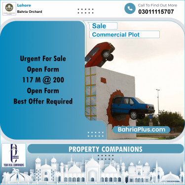 Commercial Plot for Sale in Bahria Orchard, Lahore - (BP-268187)