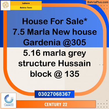 Residential House for Sale in Bahria Town, Lahore - (BP-268594)