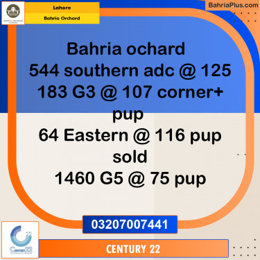 10 Marla Residential Plot for Sale in Bahria Orchard, Lahore - (BP-268614)