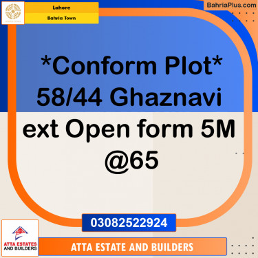Residential Plot for Sale in Bahria Town, Lahore - (BP-268625)