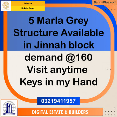 Residential House for Sale in Bahria Town, Lahore - (BP-268777)