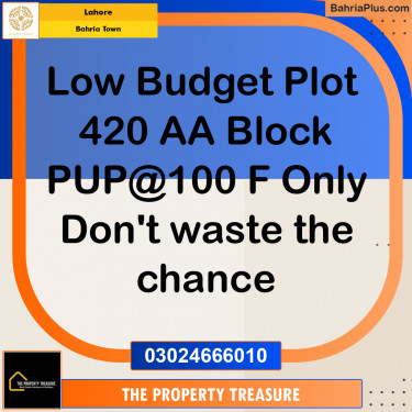 5 Marla Residential Plot for Sale in Bahria Town, Lahore - (BP-269530)