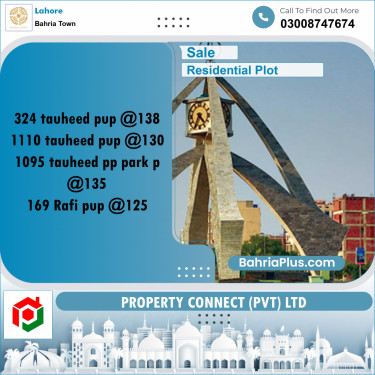Residential Plot for Sale in Bahria Town, Lahore - (BP-269701)