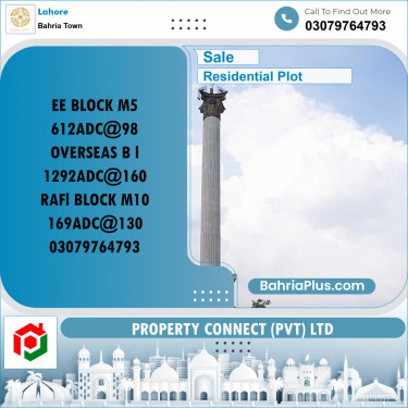 Residential Plot for Sale in Bahria Town, Lahore - (BP-269751)