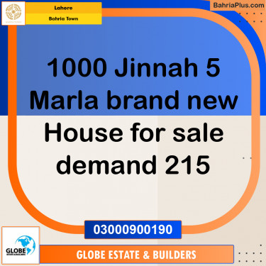 Residential House for Sale in Bahria Town, Lahore - (BP-269800)