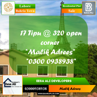 Residential Plot for Sale in Bahria Town, Lahore - (BP-270043)