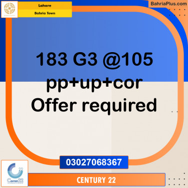 Residential Plot for Sale in Bahria Town, Lahore - (BP-270159)