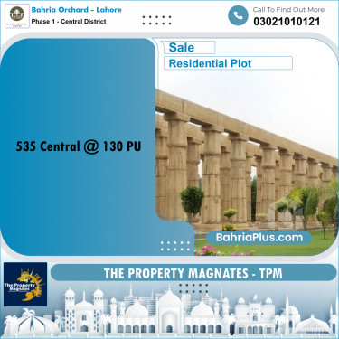 Residential Plot for Sale in Phase 1 - Central District -  Bahria Orchard, Lahore - (BP-271526)