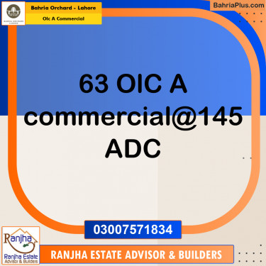 3 Marla Commercial Plot for Sale in OLC A Commercial -  Bahria Orchard, Lahore - (BP-271633)