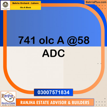 5 Marla Residential Plot for Sale in OLC-A Block -  Bahria Orchard, Lahore - (BP-271634)