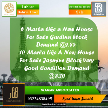 Residential House for Sale in Bahria Town, Lahore - (BP-271944)