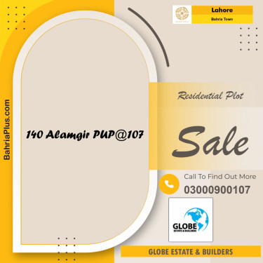 Residential Plot for Sale in Bahria Town, Lahore - (BP-272014)