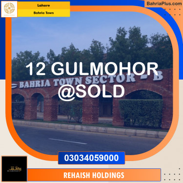 Residential Plot for Sale in Bahria Town, Lahore - (BP-272016)