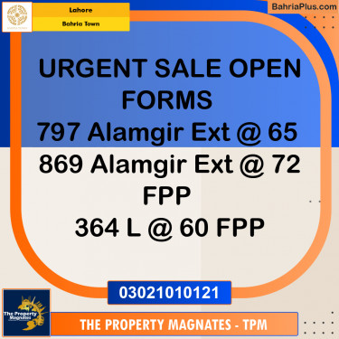 Residential Plot for Sale in Bahria Town, Lahore - (BP-272059)