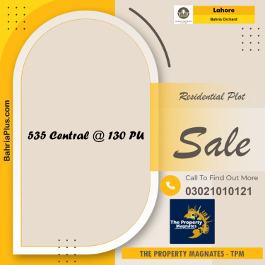 Residential Plot for Sale in Bahria Orchard, Lahore - (BP-272063)