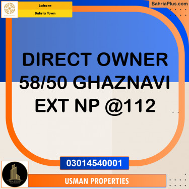 Residential Plot for Sale in Bahria Town, Lahore - (BP-272294)