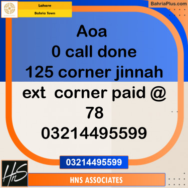 Residential Plot for Sale in Bahria Town, Lahore - (BP-272797)