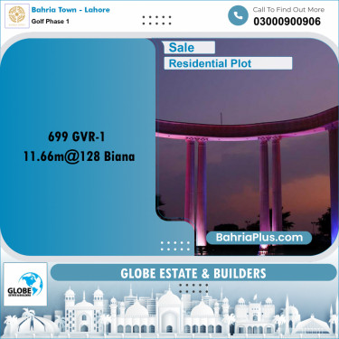 Residential Plot for Sale in Golf Phase 1 -  Bahria Town, Lahore - (BP-273360)
