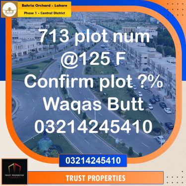 10 Marla Residential Plot for Sale in Phase 1 - Central District -  Bahria Orchard, Lahore - (BP-273415)