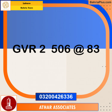 85 Marla Residential Plot for Sale in Bahria Town, Lahore - (BP-273717)