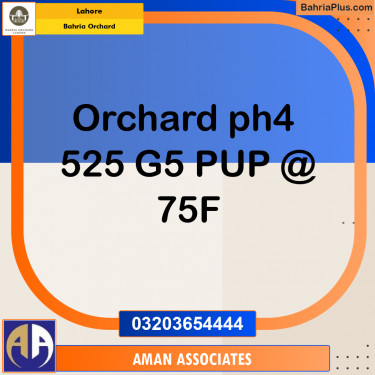 Residential Plot for Sale in Bahria Orchard, Lahore - (BP-273731)