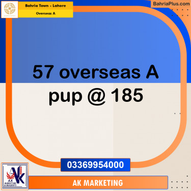 10 Marla Residential Plot for Sale in Overseas A -  Bahria Town, Lahore - (BP-273736)