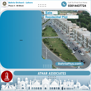 Residential Plot for Sale in Phase 4 - G6 Block -  Bahria Orchard, Lahore - (BP-273827)