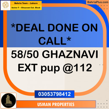 10 Marla Residential Plot for Sale in Sector F - Ghaznavi Ext. Block -  Bahria Town, Lahore - (BP-274028)