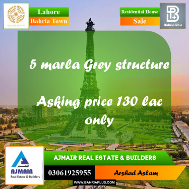 Residential House for Sale in Bahria Town, Lahore - (BP-274046)