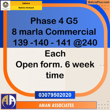 Residential Plot for Sale in Bahria Orchard, Lahore - (BP-274090)