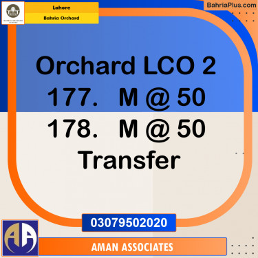 Residential Plot for Sale in Bahria Orchard, Lahore - (BP-274091)