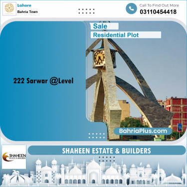 Residential Plot for Sale in Bahria Town, Lahore - (BP-274235)
