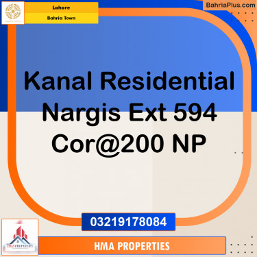 Residential Plot for Sale in Bahria Town, Lahore - (BP-274508)