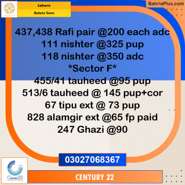 Residential Plot for Sale in Bahria Town, Lahore - (BP-274540)