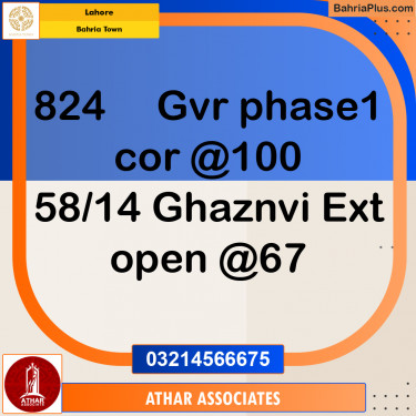 10 Marla Residential Plot for Sale in Bahria Town, Lahore - (BP-274549)